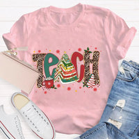 Bookish Xmas Tree T-Shirt, Teacher Christmas Books Tree Shirt, Reading Teacher Holiday Shirt, School Educator Tee, Book Lover Christmas Present