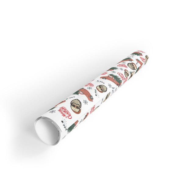 Vintage Red Truck Gift Wrap, Sloth Santa Wrapping Paper, Adorable Christmas Wrapping Paper, Holiday Present Wrap, Festive Wra