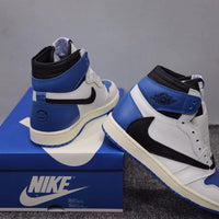 High Top Sneakers, Blue Gray Colorway, Reverse Hook Design, Lace Up Design, Casual Gift for Sneaker Fans