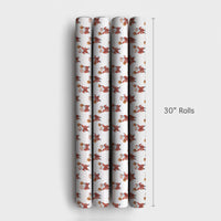 Sports Santa Claus Gift Wrap, Basketball Santa Wrapping Paper, Holiday Basketball Wrapping Paper, Retro Christmas Present Wrapping Paper