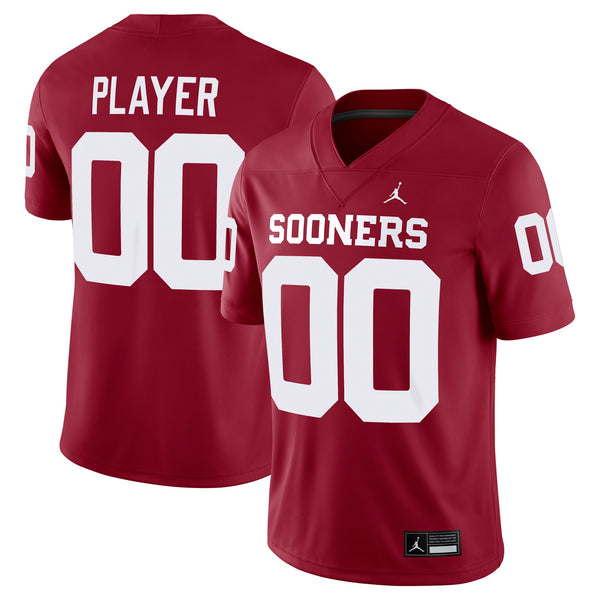 Oklahoma Sooners NIL Pick-A-Player Football Replica Jersey - Crimson
