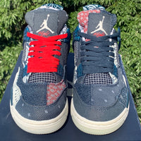 Sneakers, Navy White Colorway, Lace Up Design, Casual Gift for Sneaker Fans