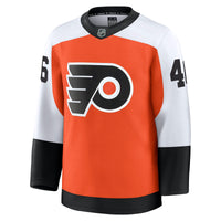 Philadelphia Flyers Trevor Zegras Orange Home Premium Jersey