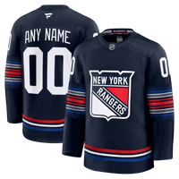 New York Rangers Navy Alternate Premium Custom Jersey