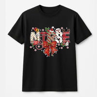 Stethoscope Holiday T-Shirt, Christmas Nurse Shirt, Festive Nursing Graphic Tee, Adorable Nurse Christmas T-Shirt, Nursing Student Present for Her