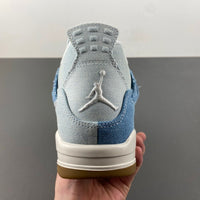 Low Top Sneakers, Blue White Colorway, Lace Up Design, Casual Gift for Sneaker Fans