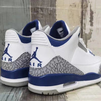 Sneakers, Blue White Colorway, Lace Up Design, Casual Gift for Sneaker Fans