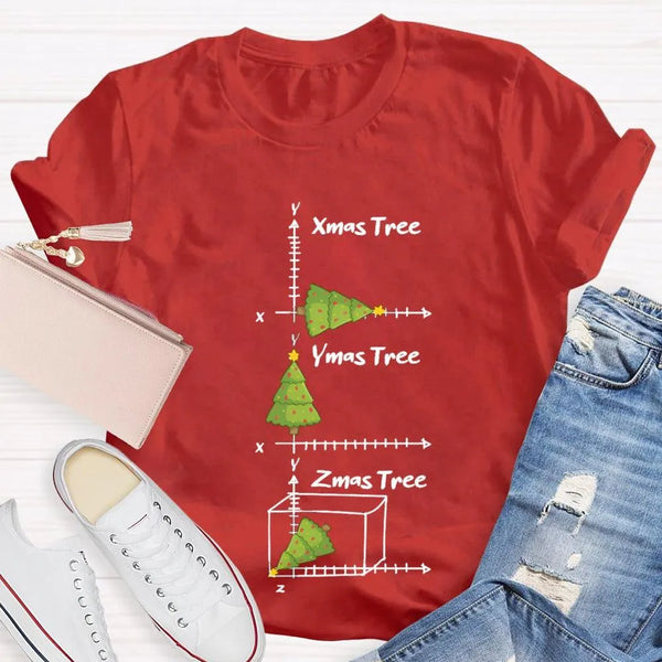 Humorous Holiday Mathematician Shirt, Christmas Math Teacher T-Shirt, Adorable Festive Math Graphic Tee, Winter STEM Teacher 