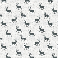 Nordic Christmas Holiday Pattern Wrapping Paper, Reindeer Gift Wrap Paper, Scandinavian Xmas Gift Wrap Roll