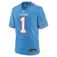 Tennessee Titans Cameron Ward Light Blue Game Jersey
