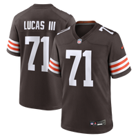 Cleveland Browns Cornelius Lucas Brown Team Game Jersey