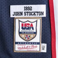 USA Basketball Authentic Jersey John Stockton 1992