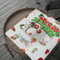 Christmas Cookie Gift Wrap, Gingerbread Nutcracker Wrapping Paper, Festive Holiday Wrapping Paper Roll, Vintage Christmas Present Wrap
