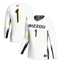 #1 Missouri Tigers Lightweight Volleyball Jersey – White