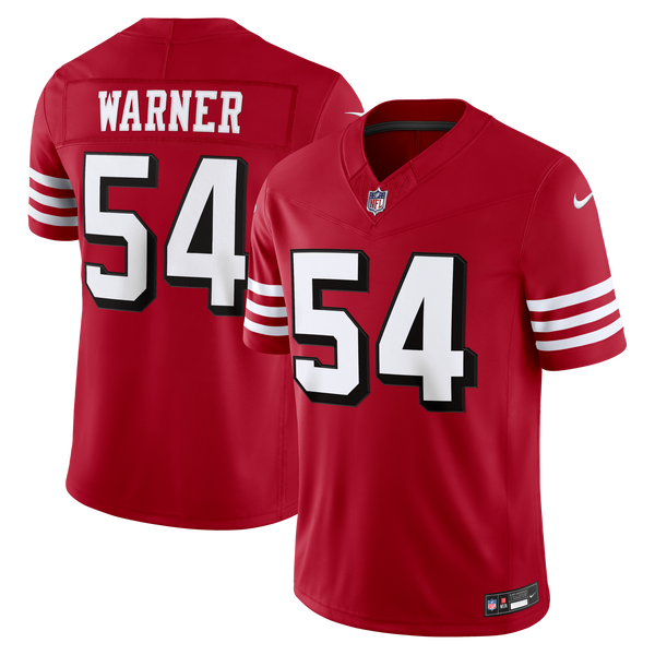 San Francisco 49ers Fred Warner Scarlet Alternate Stitched Limited Jersey
