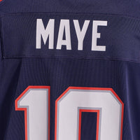 New England Patriots Drake Maye Navy Player Game Jersey
