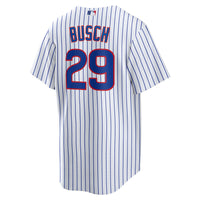 Chicago Cubs Michael Busch White Home Replica Jersey
