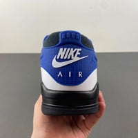 Low Top Sneakers, Blue White Black Colorway, Lace Up Design, Casual Gift for Sneaker Fans
