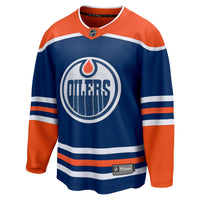 Edmonton Oilers Royal Home Breakaway Blank Jersey
