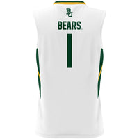 #1 Baylor Bears Lightweight Basketball Jersey - White