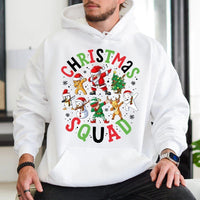 Dabbing Santa and Friends Hoodie, Christmas Squad Hoodie, Humorous Holiday Matching Sweatshirt, Dabbing Santa Hoodie, Family Xmas Pullover