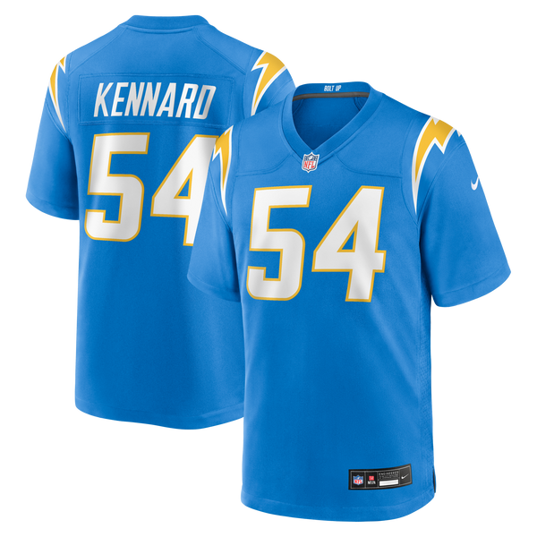 Los Angeles Chargers Kyle Kennard Powder Blue Team Game Jersey