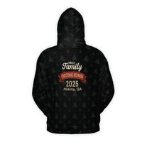 Holiday 2025 3D Hoodie, Family Christmas Reunion Hoodie, Matching Family Graphic Sweatshirt, Xmas Gathering Pullover, Custom Winter Present