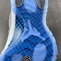 Low Top Sneakers, Blue White Gray Colorway, Lace Up Design, Casual Gift for Sneaker Fans