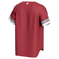 Washington State Cougars Spirit Baseball Jersey - Crimson