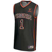#1 Virginia Cavaliers Lightweight Basketball Jersey - Black