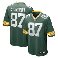 Green Bay Packers J. Michael Sturdivant Green Team Game Jersey
