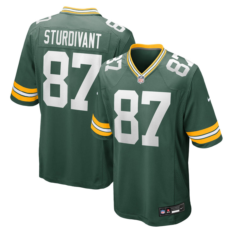 Green Bay Packers J. Michael Sturdivant Green Team Game Jersey