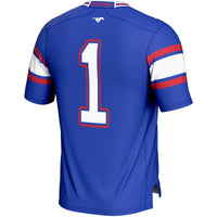 #1 SMU Mustangs Endzone Football Jersey - Royal