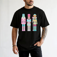 Pastel Nutcracker Ballet T-Shirt, Nutcracker Christmas Shirt, Adorable Holiday Graphic Tee, Festive Winter Dance T-Shirt, Christmas Season Present
