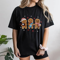 Adorable Gingerbread Sonographer Shirt, Ultrasound Tech Christmas T-Shirt, Sonography Holiday Tee, Radiology Xmas Graphic T-Shirt