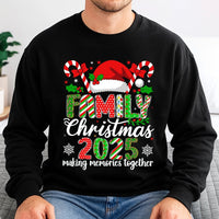 Making Memories Together Crewneck, Family Christmas 2025 Sweatshirt, Matching Xmas Holiday Sweater, Comfy Winter Family Party Present