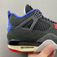 Low Top Sneakers, Blue Black Red Colorway, Lace Up Design, Casual Gift for Sneaker Fans