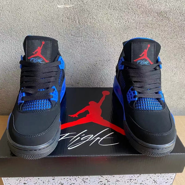 Mid Top Sneakers, Black Blue Colorway, Lace Up Design, Casual Gift for Sneaker Fans