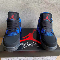 Mid Top Sneakers, Black Blue Colorway, Lace Up Design, Casual Gift for Sneaker Fans