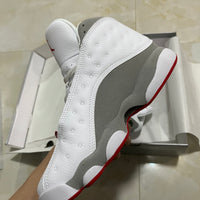 Low Top Sneakers, White Gray Colorway, Lace Up Design, Casual Gift for Sneaker Fans