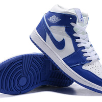 Sneakers, Blue White Colorway, Lace Up Design, Casual Gift for Sneaker Fans