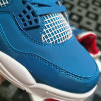 Basketball Shoes, Blue Colorway, Lace Up Design, Casual Gift for Shoe Lovers