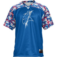 Elizabeth City State University Vikings Football Jersey - Royal