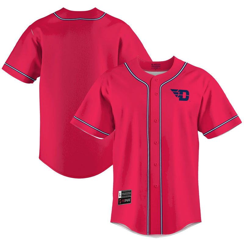 Dayton Flyers Lightweight Baseball Jersey - Red
