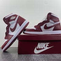 High Top Sneakers, White Red Colorway, Lace Up Design, Casual Gift for Sneaker Fans