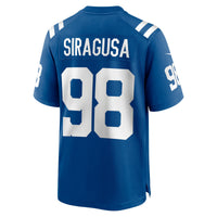 Indianapolis Colts Tony Siragusa Royal Game Retired Player Jersey