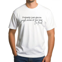 Humorous Christmas Slogan T-Shirt, Probably Just Gonna Jingle Some of the Way T-Shirt, Sarcastic Holiday T-Shirt, Sassy Xmas Graphic Tee Present