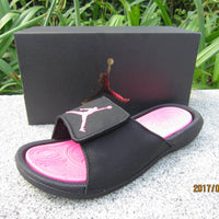 Slides, Black Pink Colorway, Slip On Design, Casual Gift for Shoe Lovers