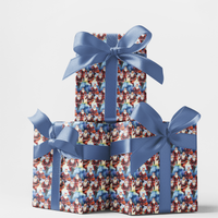 Sports Holiday Gift Wrap, Basketball Santa Christmas Wrapping Paper, Hoops Player Xmas Wrapping Paper, Basketball Lover Gift Wrapping Paper