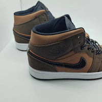 Sneakers, Brown Black Colorway, Lace Up Design, Casual Gift for Sneaker Fans